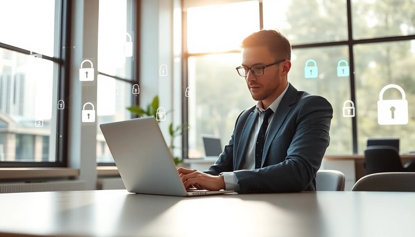 Enhance your understanding of cyber essentials insurance with a cybersecurity expert analyzing data.