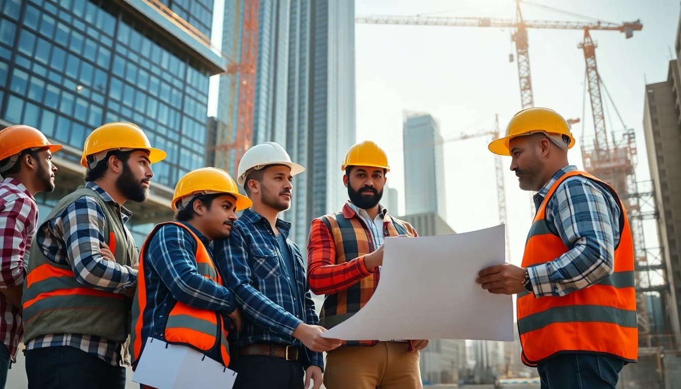 Highlighting the importance of construction company membership Colorado through teamwork in construction.