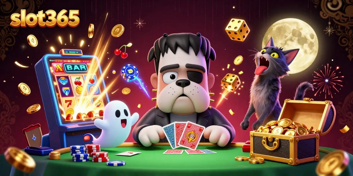 Spin to win big with slot365's immersive 3D casino adventure featuring lively characters and jackpots!