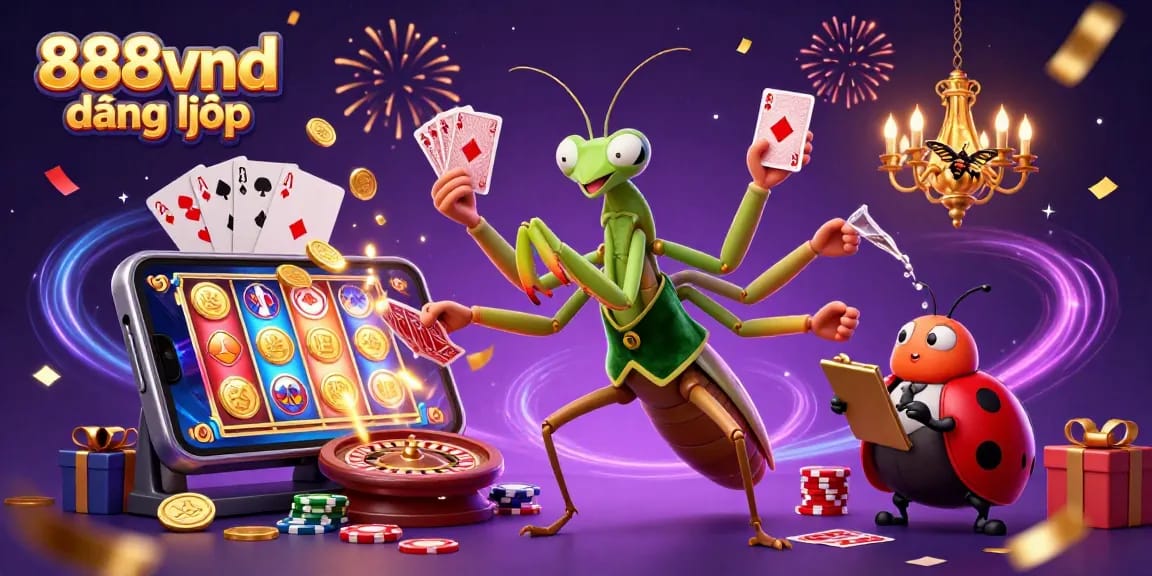 Experience thrilling gameplay at 888vnd đăng nhập with exciting slot games, vibrant visuals, and engaging characters.
