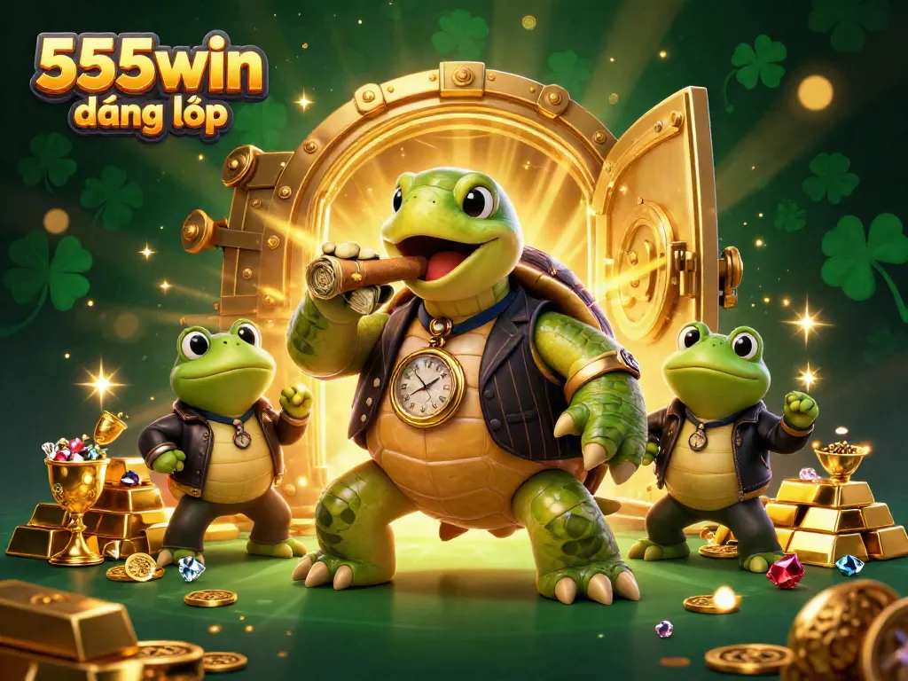 Experience thrilling gaming with 555win đăng nhập featuring vibrant characters and a rich casino atmosphere.