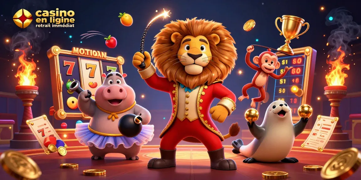 Jouez au casino en ligne retrait immédiat avec des jeux captivants incluant des jackpots et des symboles chanceux.