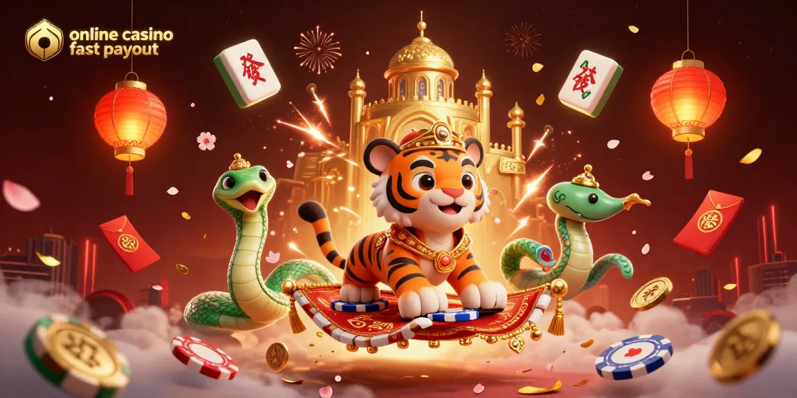 Experience the excitement of online casino fast payout with this vibrant 3D casino scene.