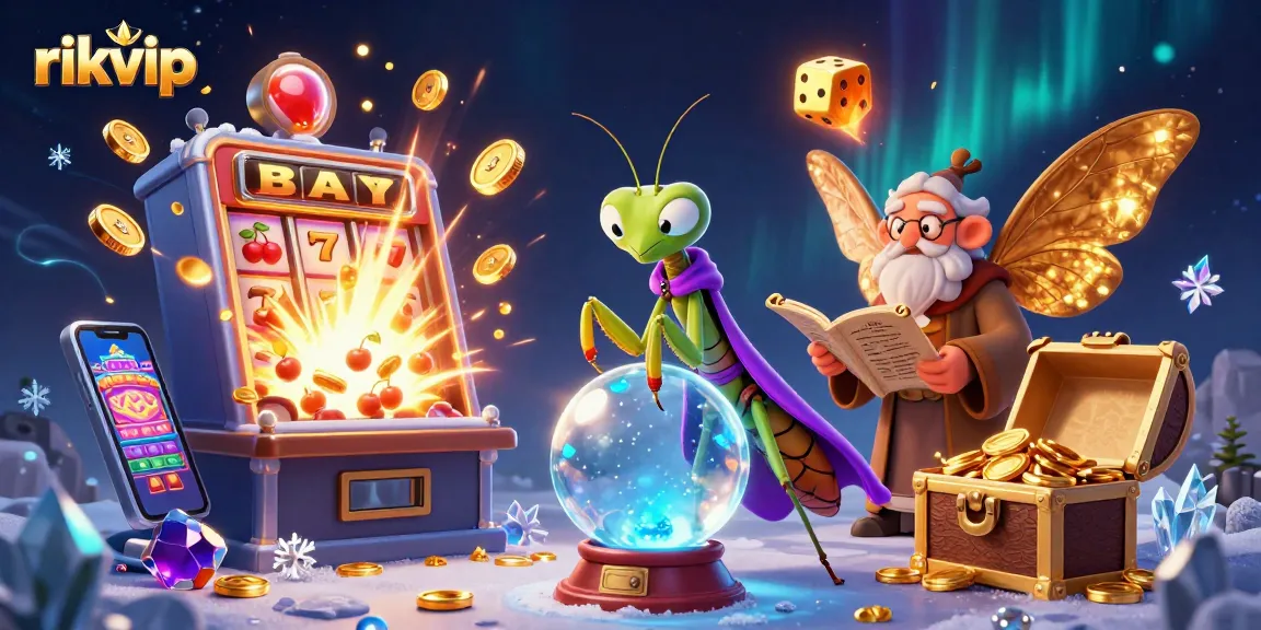 Play exciting casino games at rikvip with vibrant visuals and fortune teller characters.