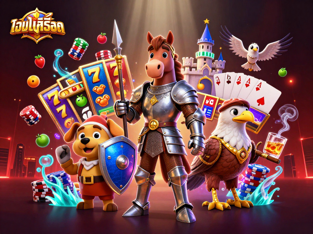 เล่นเกมบนเว็บไซต์สล็อตด้วยการหมุนสล็อตโชคดีและการ์ดพนัน