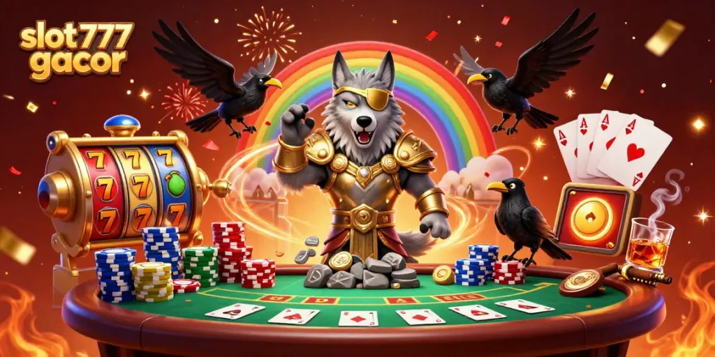 Menang besar dengan slot 777 gacor pada permainan slot online di Kasino Gacor.