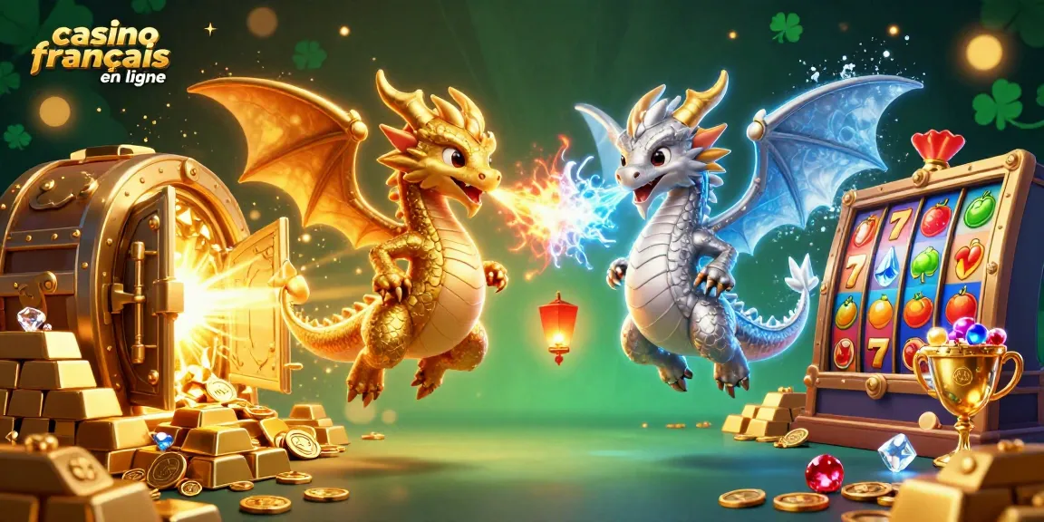 Accédez à des expériences captivantes de casino francais en ligne avec des dragons et des trésors scintillants.