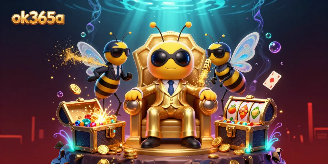 Spin and win with ok365a in a vibrant, interactive casino scene featuring dynamic characters and elements.