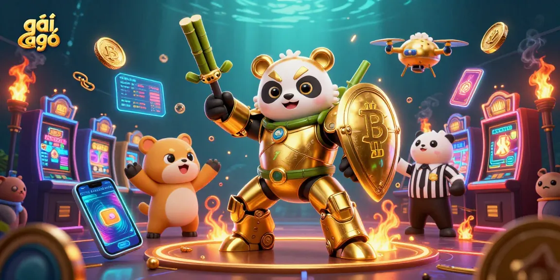 Engage in exhilarating casino activities with gái gọi featured in a dynamic 3D digital illustration.