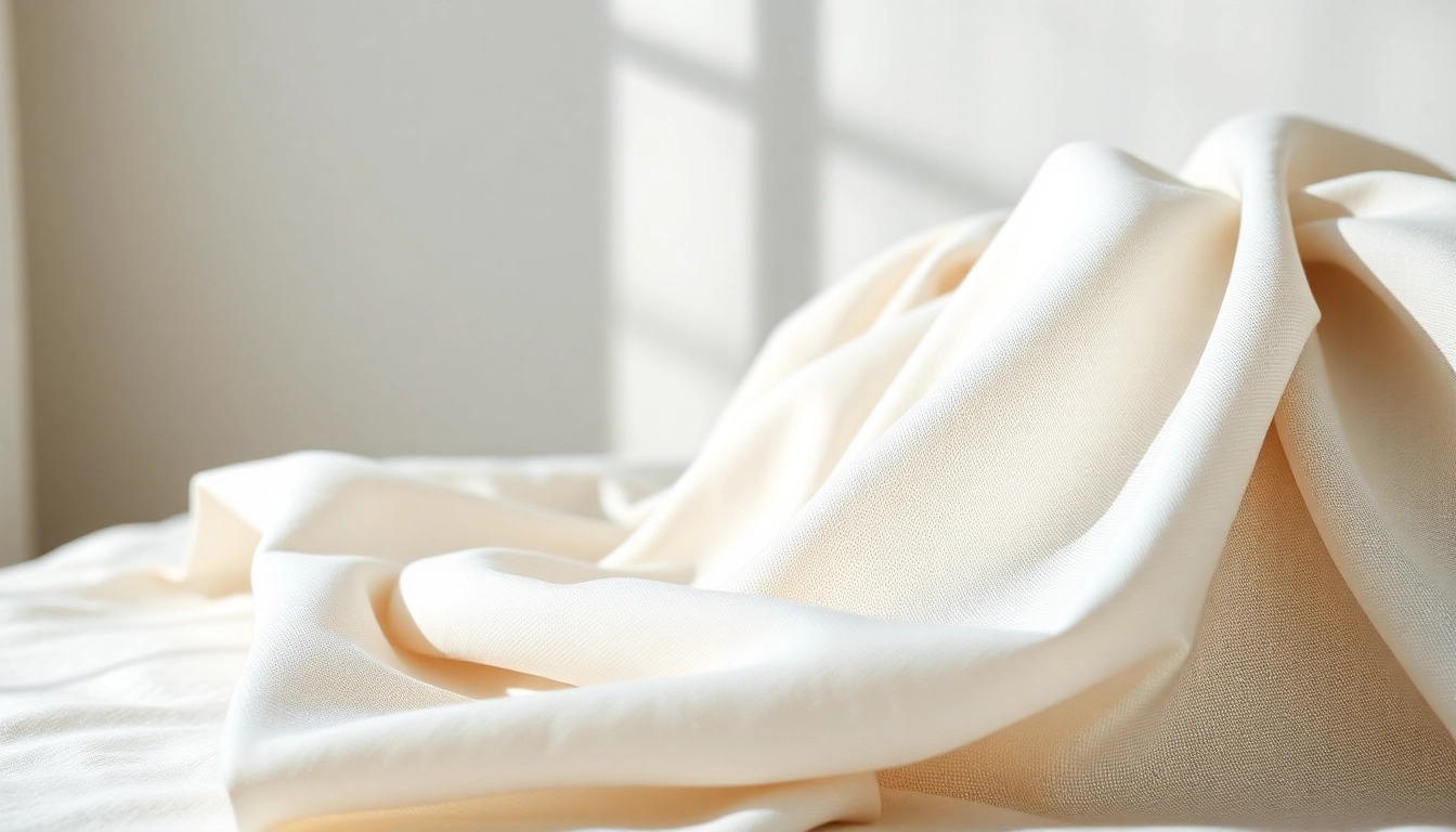 Understanding wat is percale katoen: Close-up of smooth and breathable percale cotton fabric.