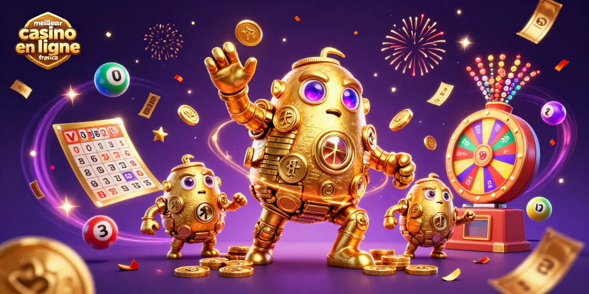 Découvrez le meilleur casino en ligne France avec une animation de jeu colorée et dynamique.