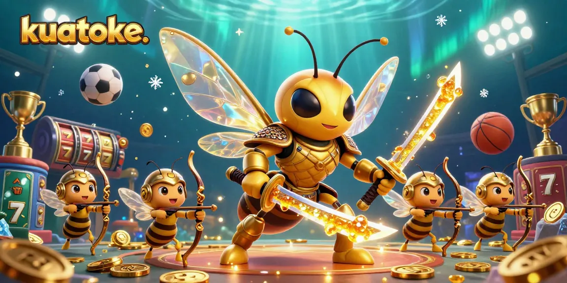 Kuatoke inspires casino jackpots with dynamic gameplay and vibrant, engaging 3D characters amidst lively visual elements.