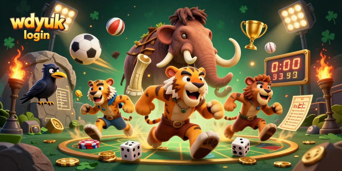 Engage with wdyuk login for winning strategies in vibrant cartoon casino scene with dynamic gameplay elements.