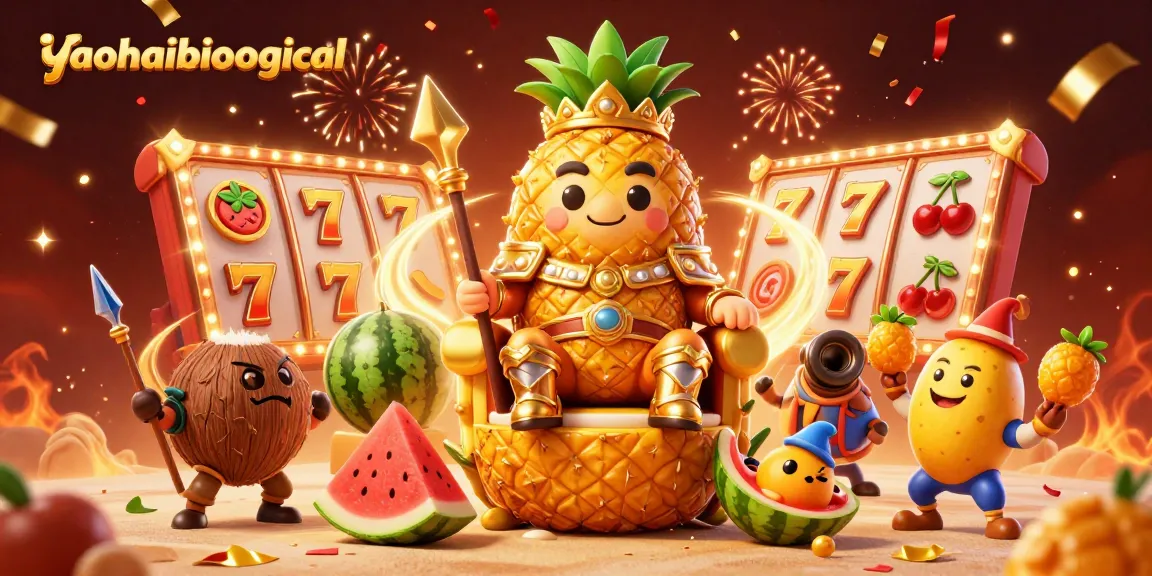 Experience the excitement of slots with yaohaibiological's golden pineapple king and dynamic casino elements.