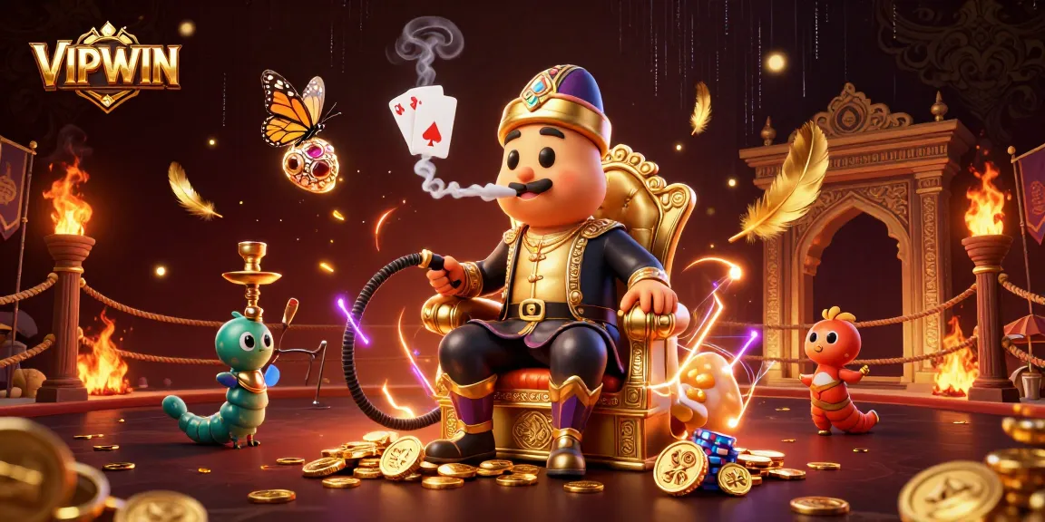 VIPWIN offers immersive gaming experiences with vibrant characters and golden themes for players.