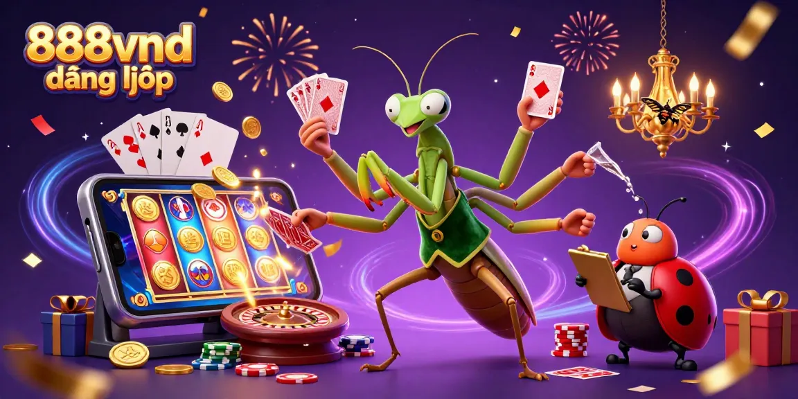 Experience thrilling gameplay at 888vnd đăng nhập with exciting slot games, vibrant visuals, and engaging characters.