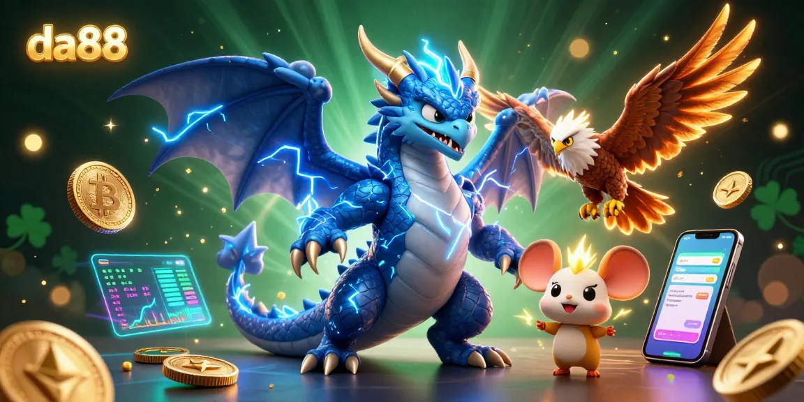 Engage with dynamic crypto casino action featuring da88 and vibrant gaming characters.