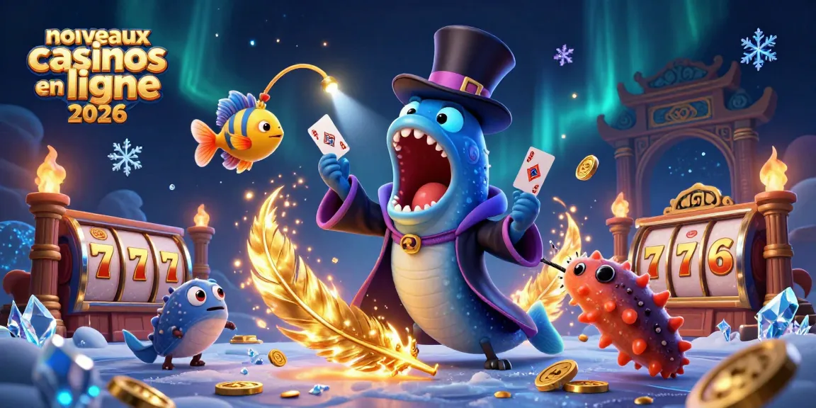 Exploration des nouveaux casinos en ligne 2026 avec des personnages de magie sous-marine captivants.
