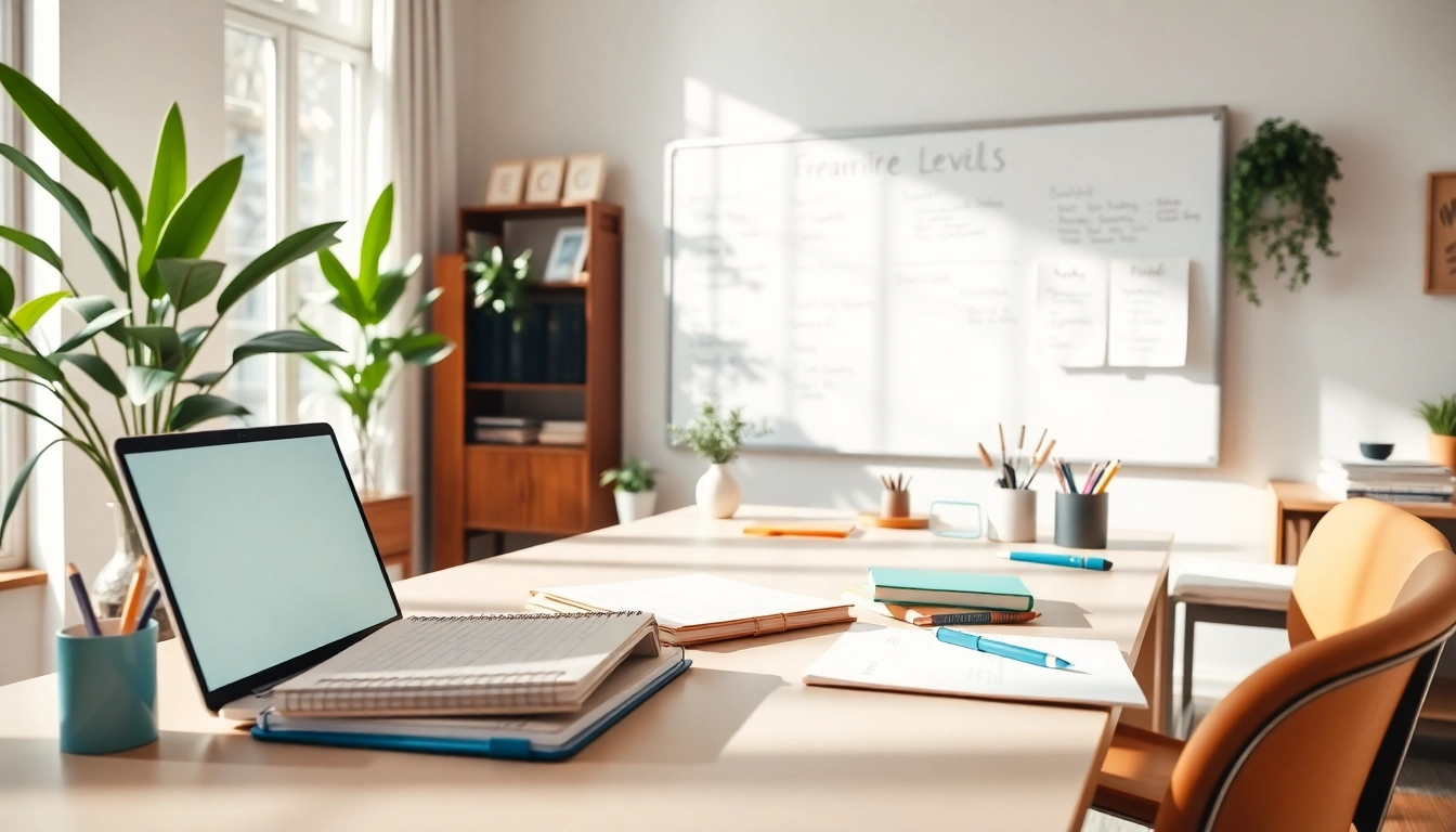 Seamlessly Organize Your Day with a beautifully presented professional workspace, showcasing productivity tools.