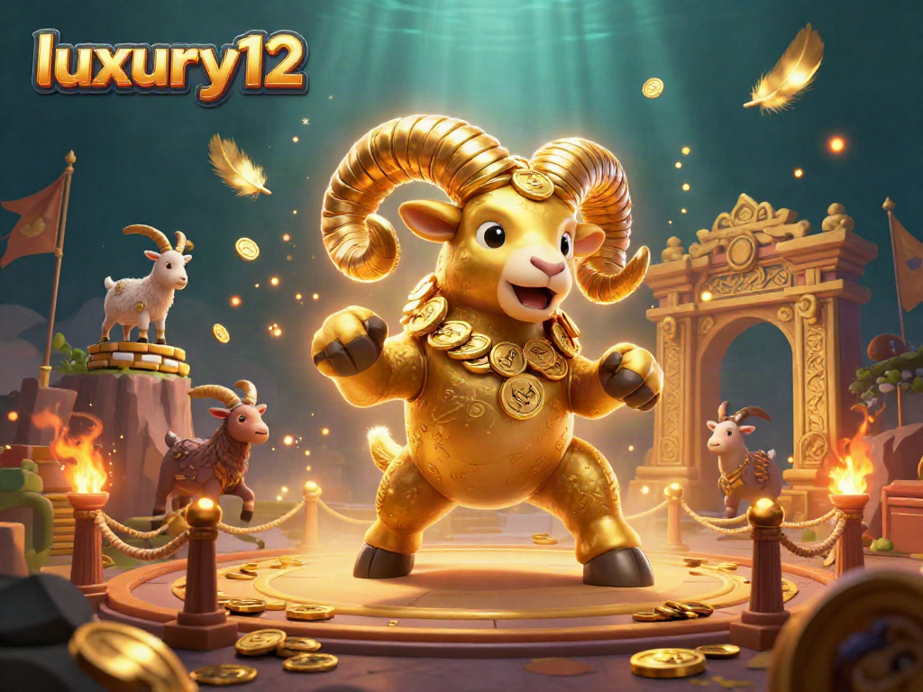 Menggandakan peluang menang dengan luxury12, ilustrasi kasino digital penuh warna dan elemen taruhan.