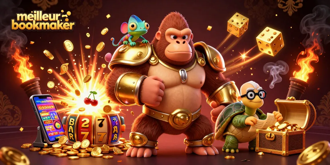 Gagnez en découvrant le meilleur bookmaker avec ce visuel captivant et dynamique.