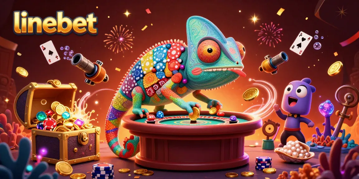 Experience the thrilling world of linebet with colorful characters and dynamic gaming elements.