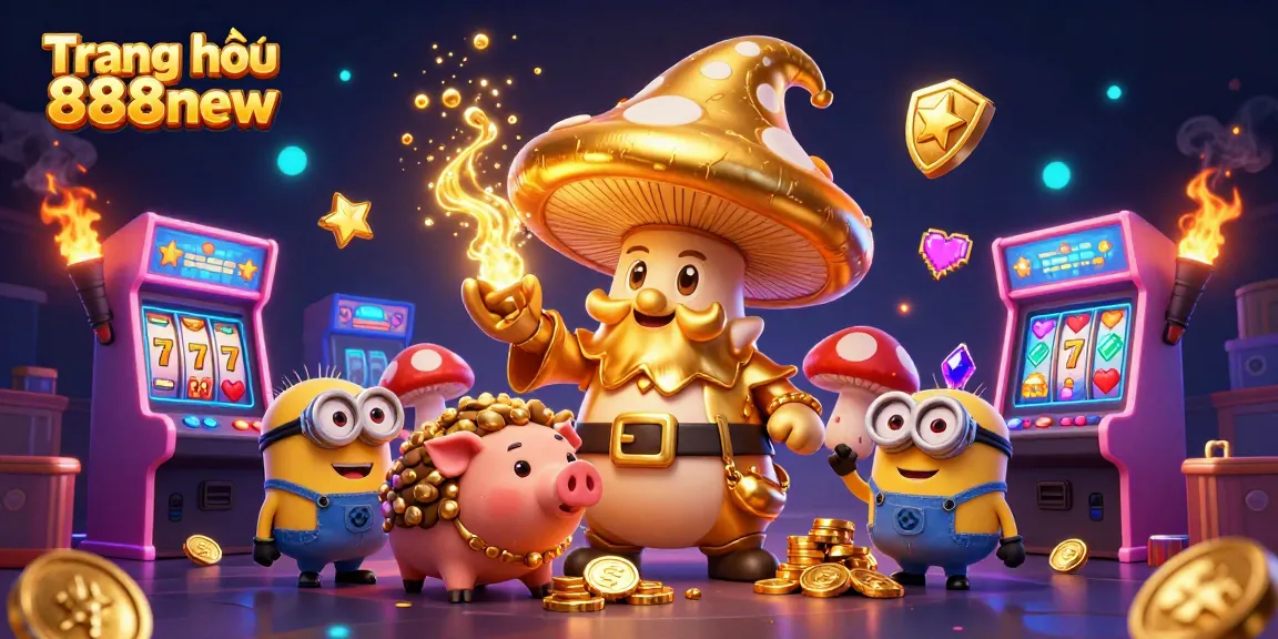 Engage with the thrilling world of Trang chủ 888new where magic turns everything to gold amidst glowing gambling elements.