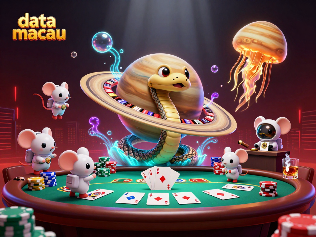 Place bets on the cosmic roulette wheel in data macau's vibrant 3D casino scene.