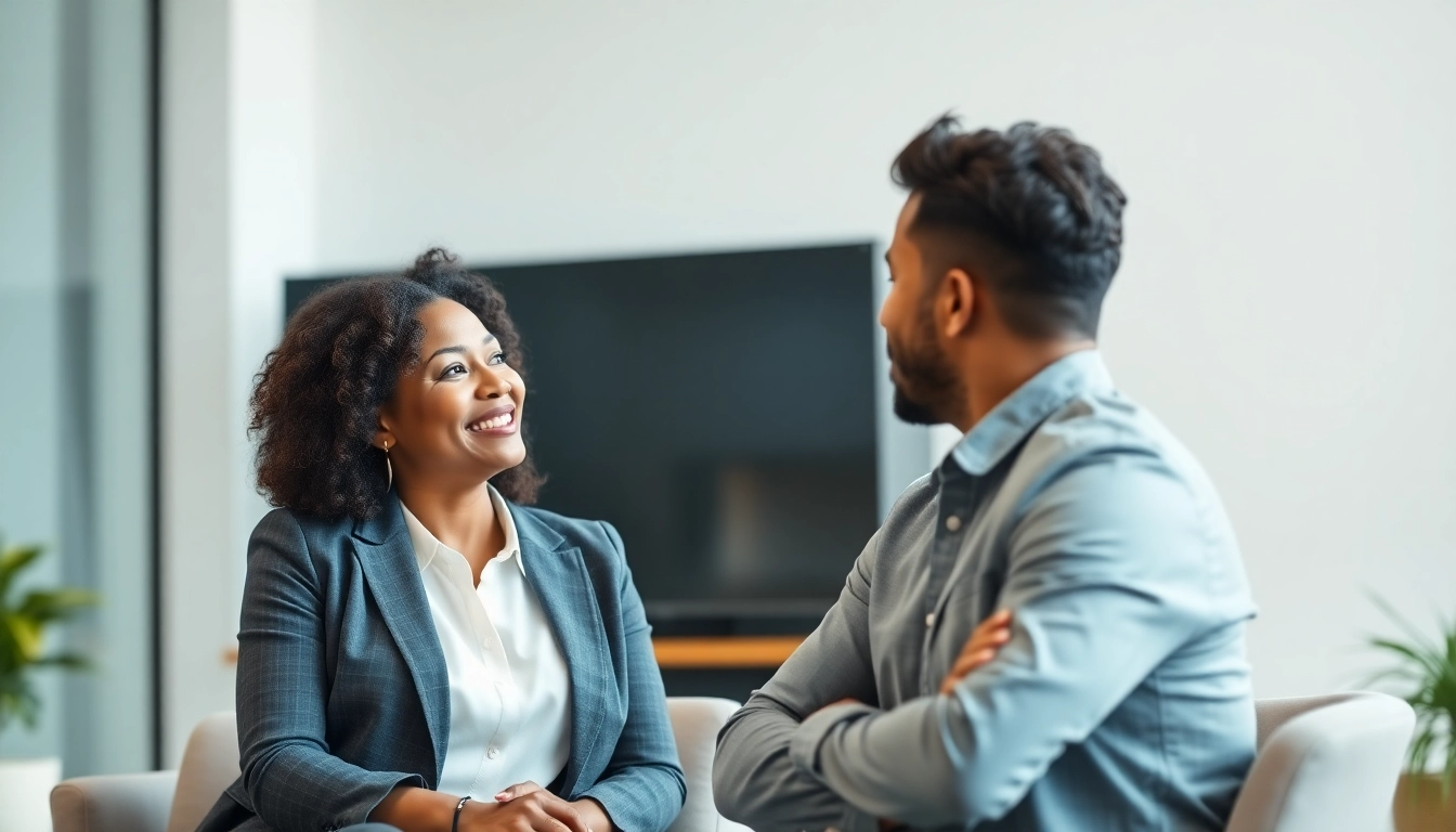 Engage in Career Coaching with personalized coaching session in a professional office.