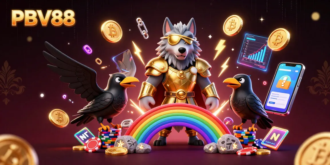 Experience thrilling gameplay with PBV88, featuring a vibrant casino scene highlighting Odin and his ravens.